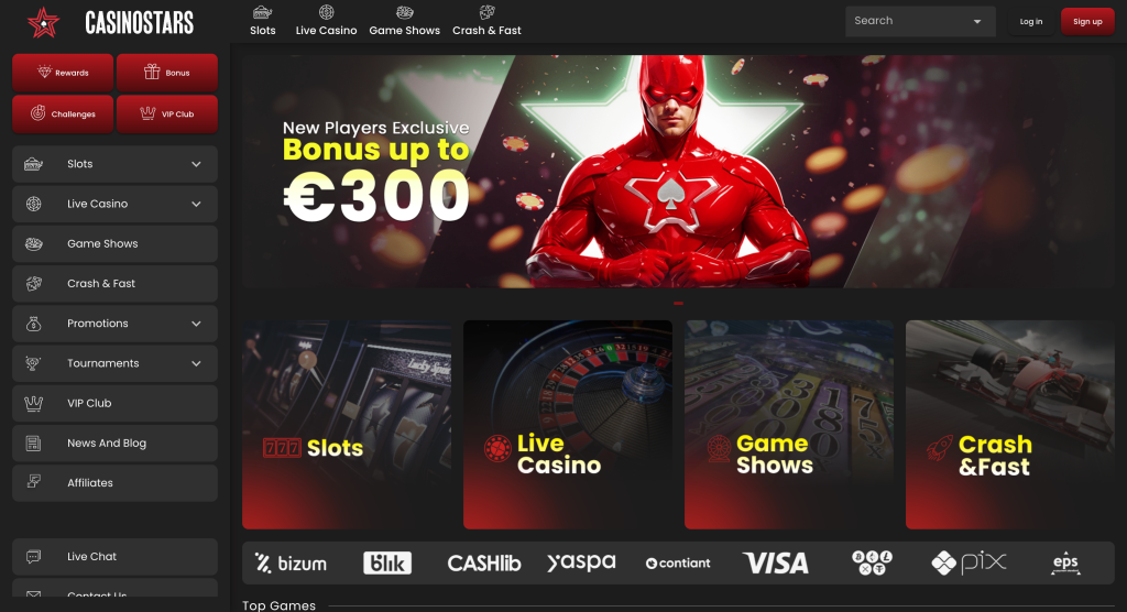 Home page CasinoStars